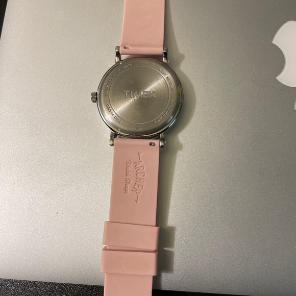 Timex White Dial Indiglo Field Watch WR30M Military Time - Picture 5 of 7